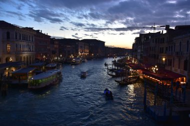 Beautiful scene in Venice, Italy  clipart