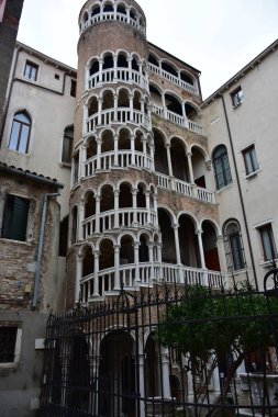 İtalya, Venedik 'te güzel bir manzara 