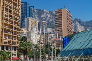 Monako Prensliği iş bölgesinde bina