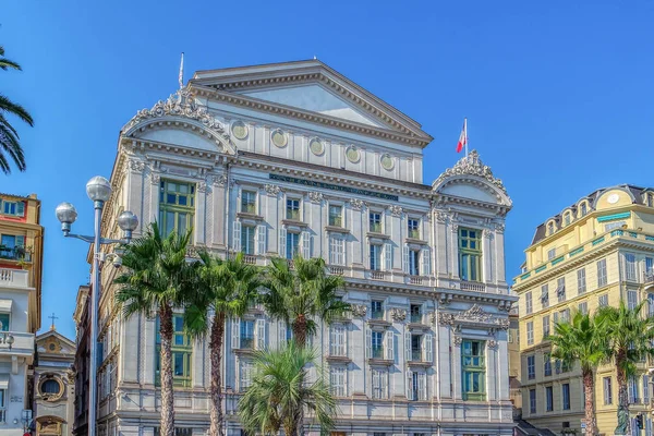 Opera House Ciudad Niza Promenade Des Anglais Costa Azul Costa — Foto de Stock
