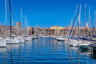 Yachts in Vieux Port, Marseille, Provence, France 