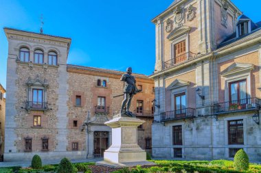 Plaza de La Villa eski şehir Madrid, İspanya