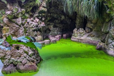 Grotto in Castle Regaleira (Quinta da Regaleira), Sintra, Portekiz