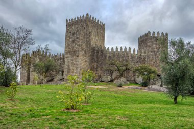 Guimaraes Kalesi panoraması, Portekiz 