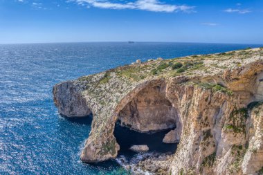 Malta'nın Mavi Mağarası ve Doğa simgeleri