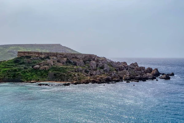 Baía de Gnejna perto de Tuffieha, Mgarr, Malta — Fotografia de Stock