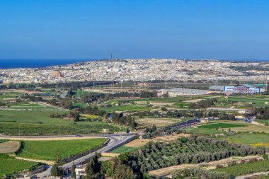 Mdina'dan Malta Panoraması