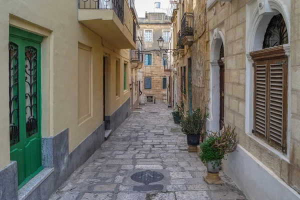 Rua em Birgu (Vittoriosa), Malta — Fotografia de Stock