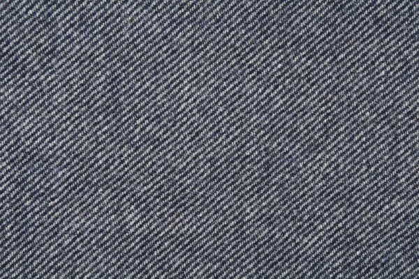 Blauer Twill Tweed Stoff Wollstoff Textur — Stockfoto