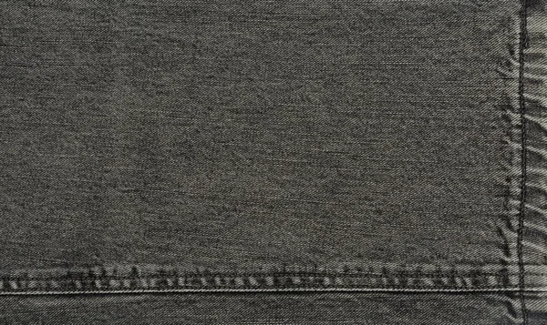 Gri kot kumaş dokulu dikiş, Denim arka plan ve