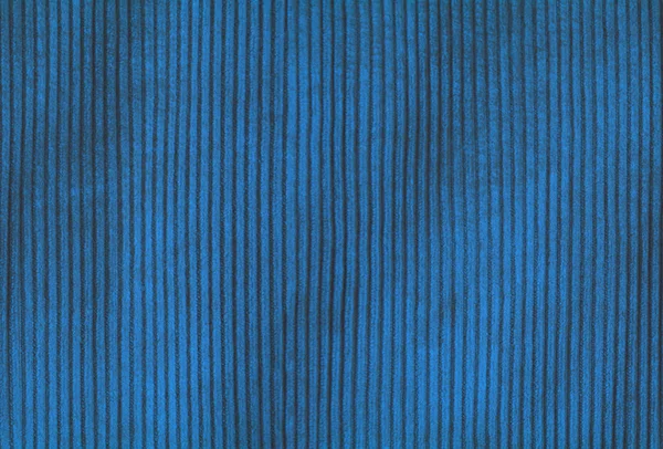 Blue Color Corduroy Background Close Ribbed Corduroy Texture Background — Zdjęcie stockowe