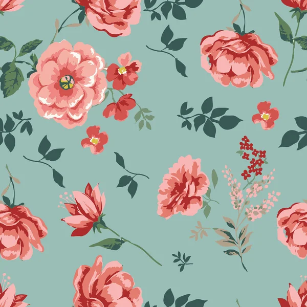 Trendy Seamless Floral Pattern