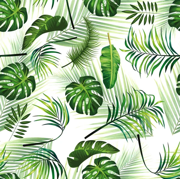 tropical design leaf pattern background