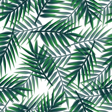 Sorunsuz palmiye yaprakları desen 