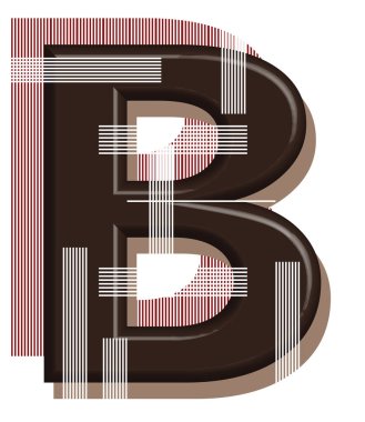  Boş 3b tasarımdan B harfi