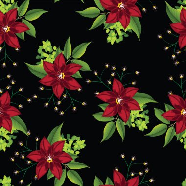 Yapraksız desenli güzel çiçek