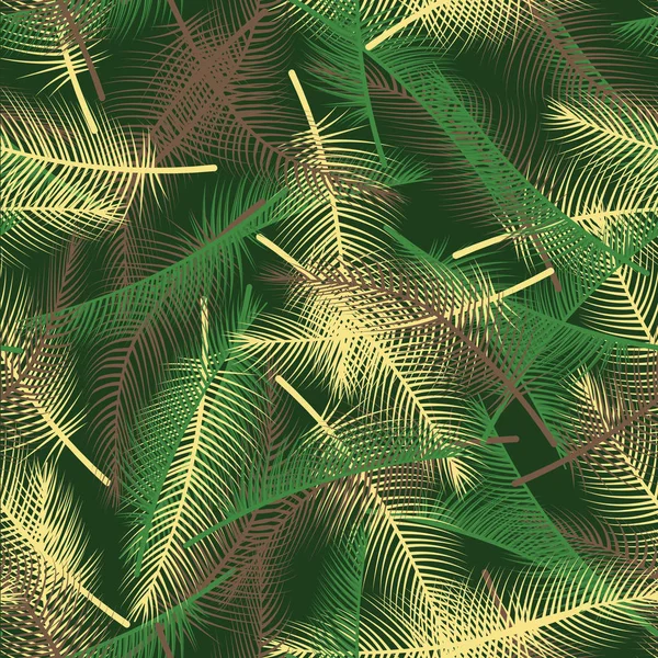 seamless palm tree leave pattern