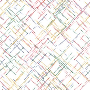 Dikişsiz desen geometrik renkli karışım tasarımı