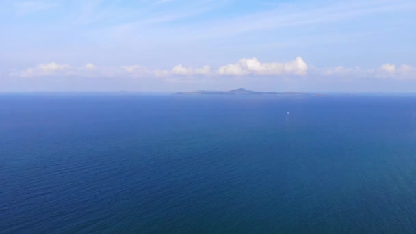 Spiaggia e mare Pattaya Chonburi, Thailandia, vista dall'alto . — Video Stock