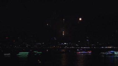 Pattaya Tayland-Mayıs, 24 2019 Uluslararası havai fişek gösterisi Festivali 2019