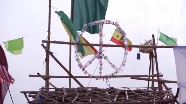 Buriram, Thailand-april 20, 2019: marijuana Festival. — Stockvideo