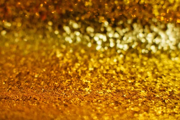 Abstract Goud Bokeh Achtergrond Textuur Van Gouden Glitter Sparkling Goud — Stockfoto