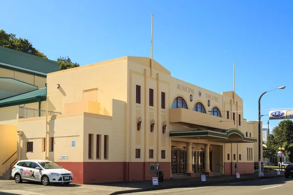 Stadttheater Napier Neuseeland Eines Der Vielen Historischen Art Deco Gebäude — Stockfoto