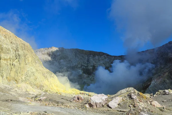 White Island Vulcão Ativo Baía Plenty Nova Zelândia Uma Festa — Fotografia de Stock