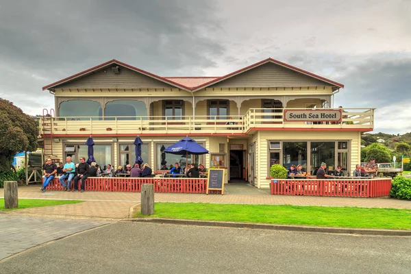 South Sea Hotel Lilla Staden Oban Stewart Island Den Sydligaste — Stockfoto