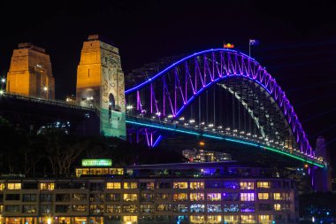 Sydney Harbour Köprüsü, Sydney, Avustralya, her yıl düzenlenen 