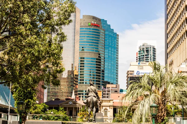 Brisbane Australia 2019 Travel Photography Brisbane City Tourists Queen Street — Stock Photo, Image