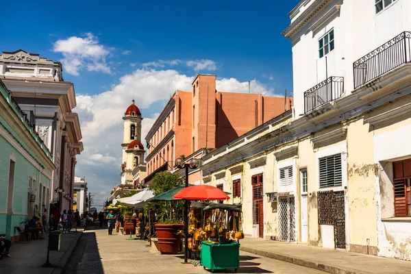 Cienfuegos Cuba 2019 Foto Viaggio Della Zona Commerciale Cienfuegos Provincia — Foto Stock