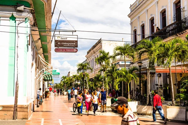 Cienfuegos Κούβα 2019 Ταξίδια Φωτογραφία Της Cienfuegos Εμπορική Περιοχή Επαρχία — Φωτογραφία Αρχείου