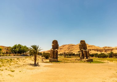 Mısır. Luxor. Memnon Colossi