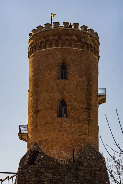 Королевский двор и башня Хиндия в Тарговисте, Румыния . — стоковое фото