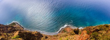Cabo Girao, Madeira. Europe savaşa en yüksek uçurumdan görüntülemek