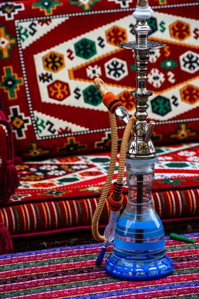 Turkish hookah. Smoking turkish shisha. Turkish nargile.