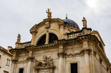 Eski şehir Dubrovnik görkemli katedral, ünlü tarihi ve