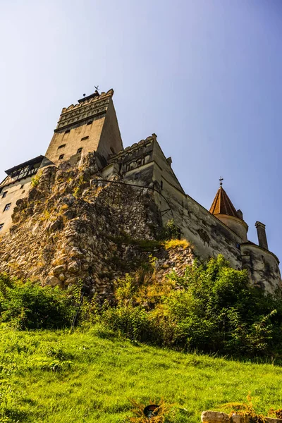 Замок Бран (Castelul Bran). Легендарный исторический замок Драк — стоковое фото