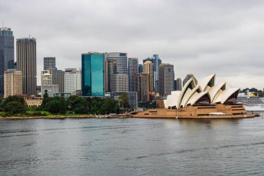 Sidney, Avustralya - 2019. Turistik destinasyonun manzara görünümü