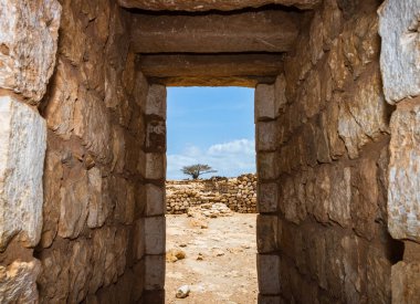 Sumhuram Kalesi, Salalah, Dhofar, Umman Sultanlığı. Görünümü 