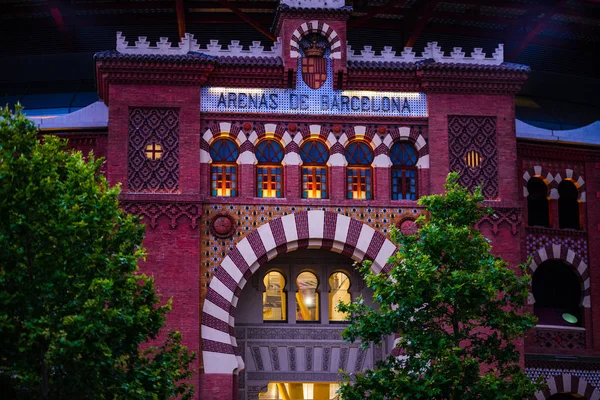 Barcelona, Spanyolország – 2019. Barcelona Plaza de Espana (Spanyolország squ — Stock Fotó