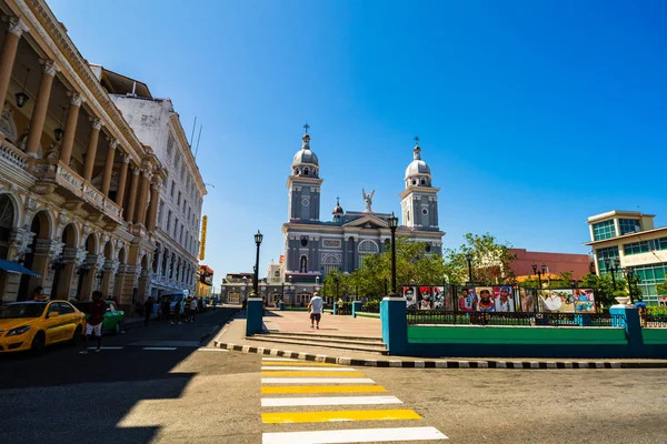 Santiago de Cuba, Cuba – 2019. Catedral de Santiago de Cuba f — Fotografia de Stock