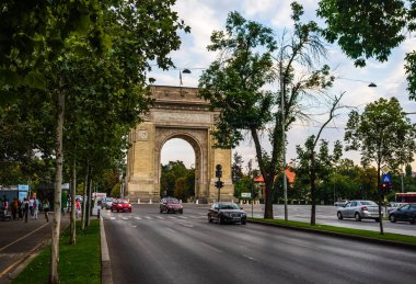 Zafer Takı (Arcul de Triumf) Bükreş, Romanya, 2019.