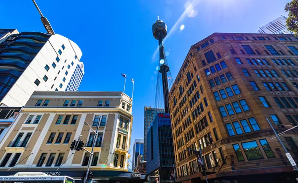 Modern city architecture in Sydney downtown area. Sydney, Austra — Stock Photo, Image