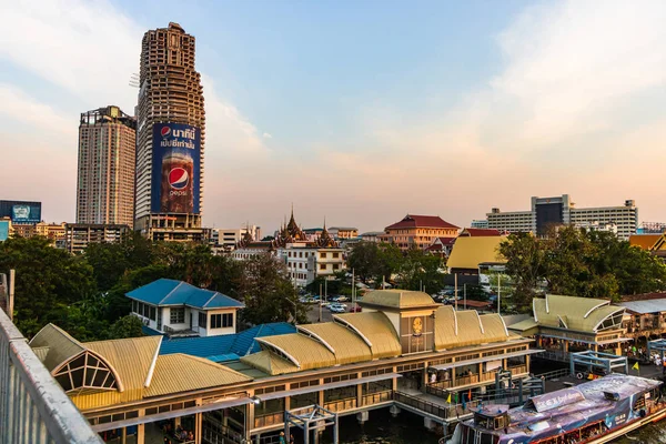 Cityscape of downtown in Bangkok, Thailand, 2019. — Stock Photo, Image