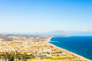 Cebelitarık Kayası 'ndan hava manzarası, Uk.