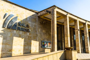 Romanya 'nın Bükreş kentindeki Radyo Konser Salonu (Sala Radio), 2019