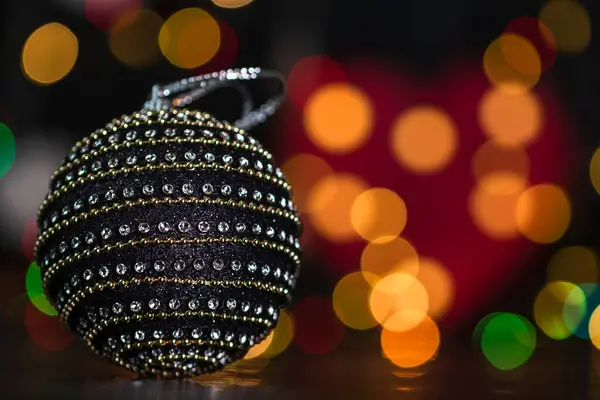 Decoração de Natal e ornamentos. Composição de Natal em blu — Fotografia de Stock