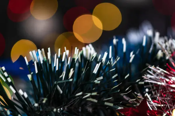 Dekoracje świąteczne i ozdoby. Kompozycja świąteczna na blu — Zdjęcie stockowe